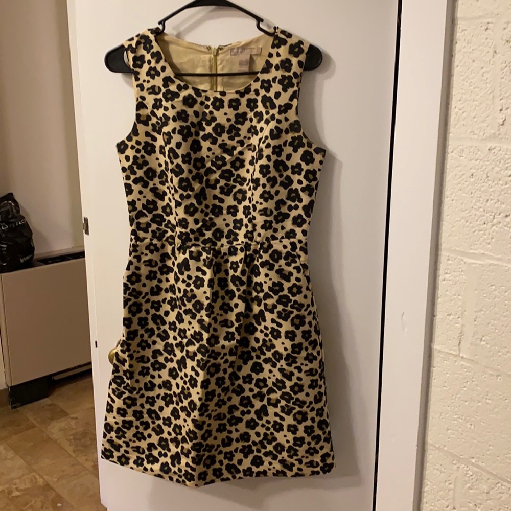 Cheetah print dress size 4